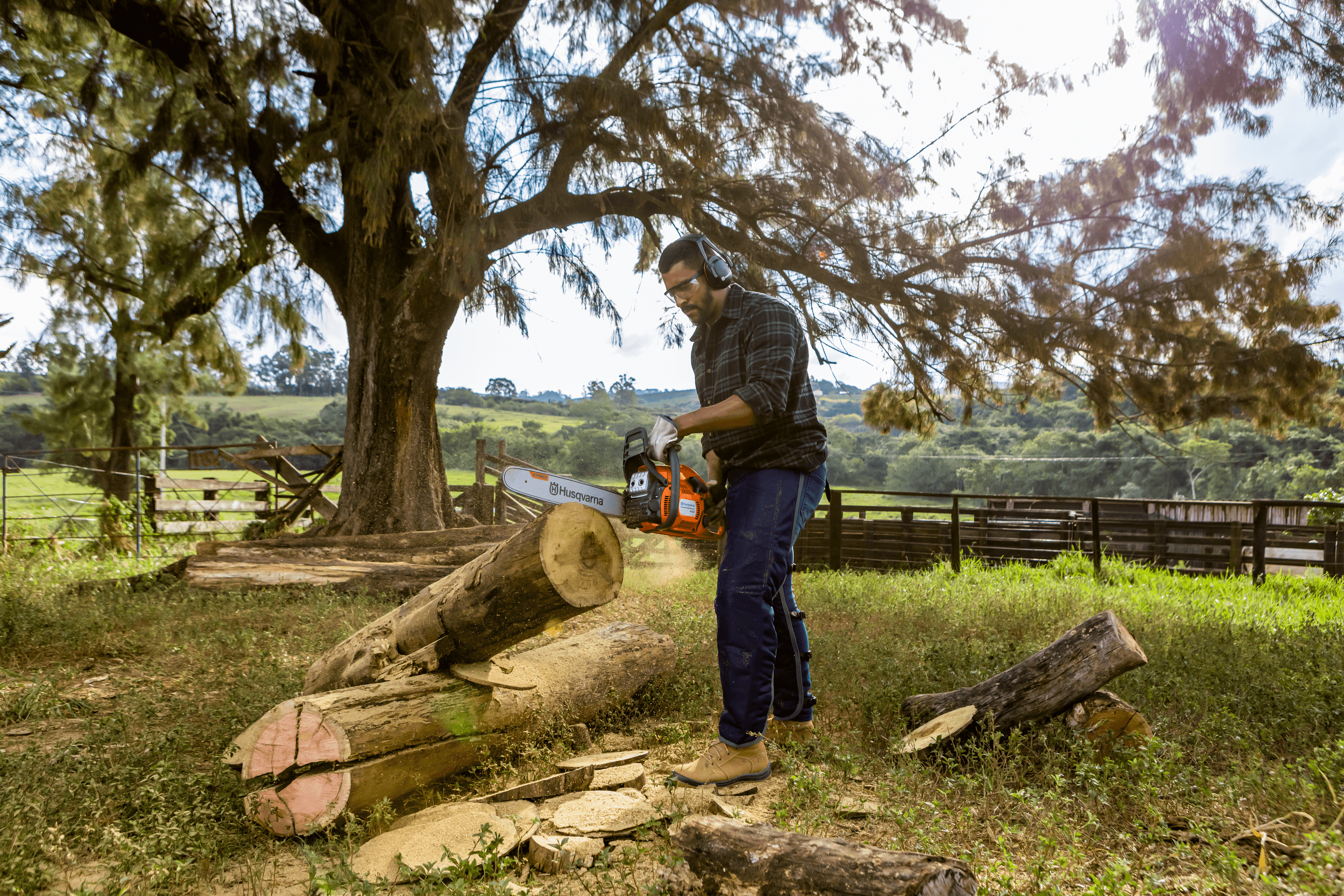 woman holding a trimmer